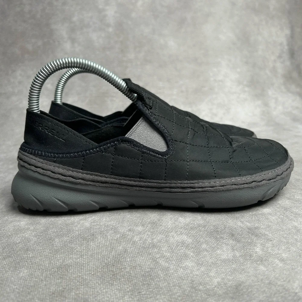 Merrell Hut Moc Black Quilted Slip On Shoes J001872 Womens Size 7 - Picture 4 of 9